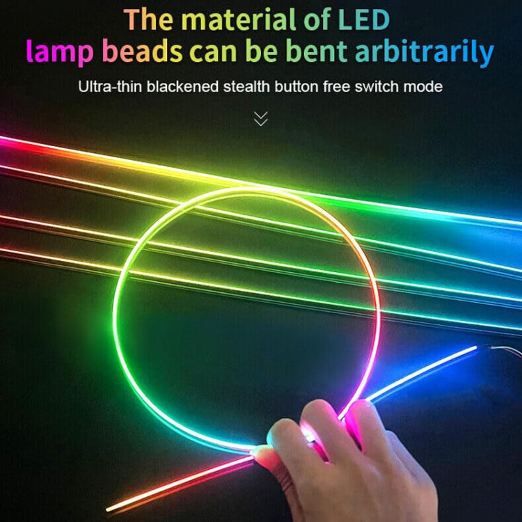 14 in 1 Car Hidden Acrylic LED Colorful Decorative Atmosphere Light Strip - Atmosphere lights by PMC Jewellery | Online Shopping South Africa | PMC Jewellery | Buy Now Pay Later Mobicred