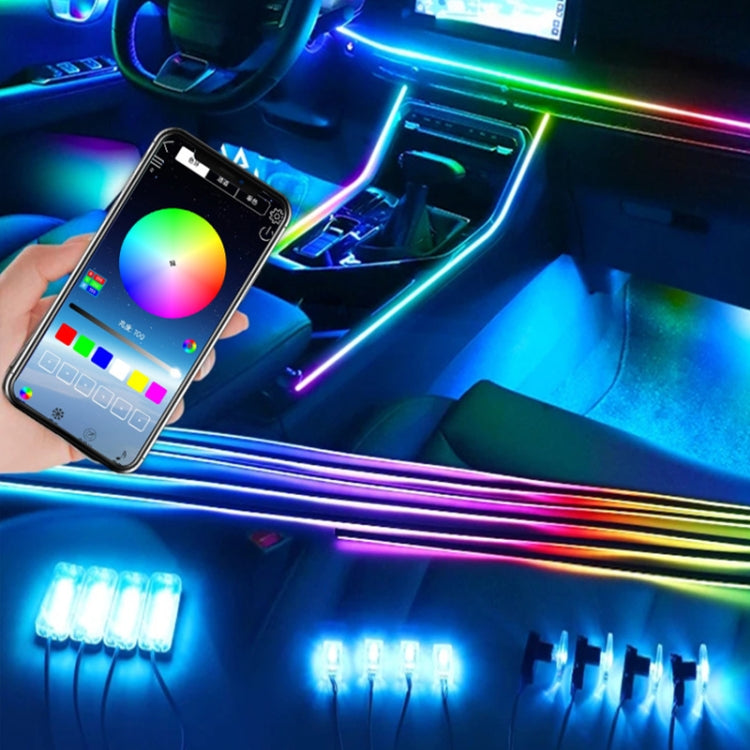 22 in 1 Car Hidden Acrylic LED Colorful Decorative Atmosphere Light Strip - Atmosphere lights by PMC Jewellery | Online Shopping South Africa | PMC Jewellery | Buy Now Pay Later Mobicred