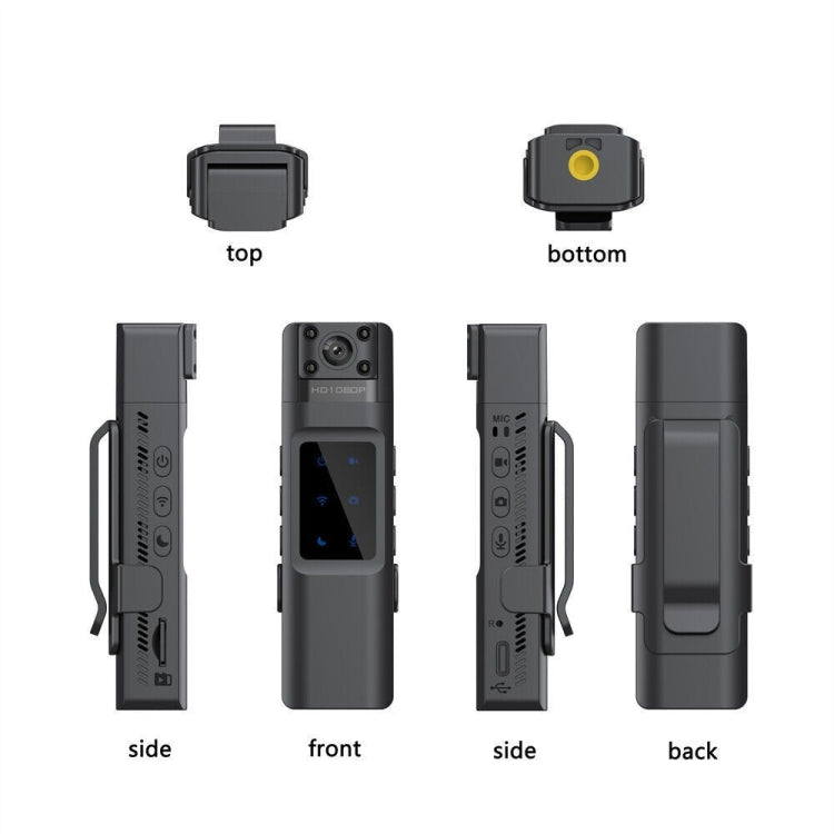 WIFI HD Night Vision Chest-Worn Work Recorder Cycling Camera, Model: L13+64G TF Card+Bracket - Video Cameras by PMC TechLife | Online Shopping South Africa | PMC TechLife | Buy Now Pay Later Mobicred