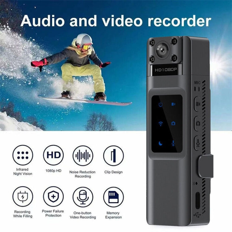 WIFI HD Night Vision Chest-Worn Work Recorder Cycling Camera, Model: L13+64G TF Card - Video Cameras by PMC TechLife | Online Shopping South Africa | PMC TechLife | Buy Now Pay Later Mobicred