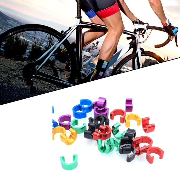 10pcs Bicycle Brake Gearshift Cable Tube Fixing C-shaped Buckle(Random Color Delivery) - Others by PMC TechLife | Online Shopping South Africa | PMC TechLife | Buy Now Pay Later Mobicred
