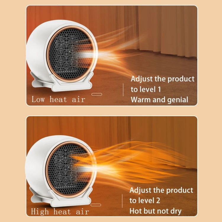 1800W Desktop High-power Two-speed Heater Household Fast Heating Heater, Spec: US Plug(Black) - Electric Heaters by PMC TechLife | Online Shopping South Africa | PMC TechLife | Buy Now Pay Later Mobicred