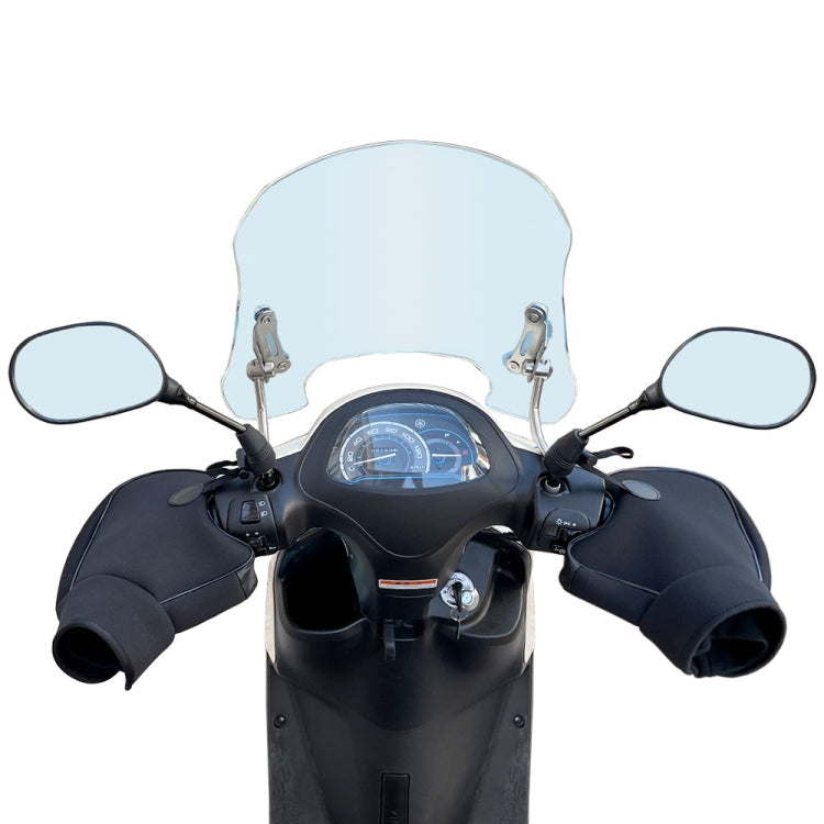 Motorcycle Riding Velvet Warm Grip Gloves(Black) - Protective Gear by PMC TechLife | Online Shopping South Africa | PMC TechLife | Buy Now Pay Later Mobicred