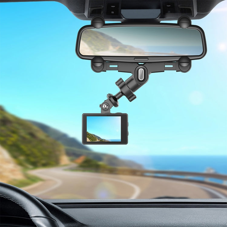 Vehicle Rearview Mirror Bracket Panoramic Sports Camera Car Mount Base Accessory - Universal Car Holders by PMC TechLife | Online Shopping South Africa | PMC TechLife | Buy Now Pay Later Mobicred