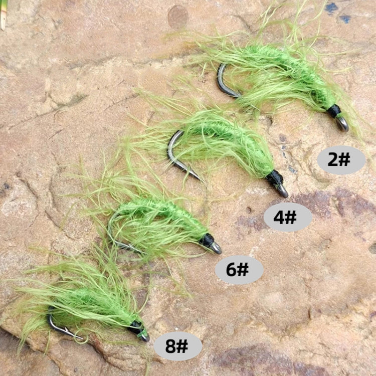 4pcs /Box Hooks Imitation Aquatic Grass Fishing Hooks Grass Hooks(10#) - Fishing Hooks by PMC TechLife | Online Shopping South Africa | PMC TechLife | Buy Now Pay Later Mobicred