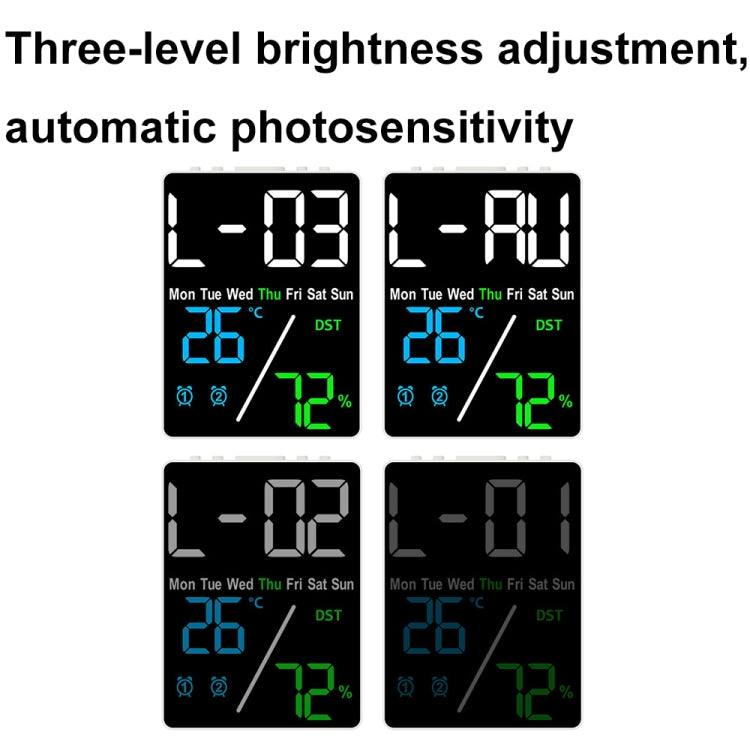 Multifunctional Temperature / Humidity Display Electronic Alarm Clock, Color: Green Black - Alarm Clocks by PMc TechLife | Online Shopping South Africa | PMc TechLife | Buy Now Pay Later Mobicred