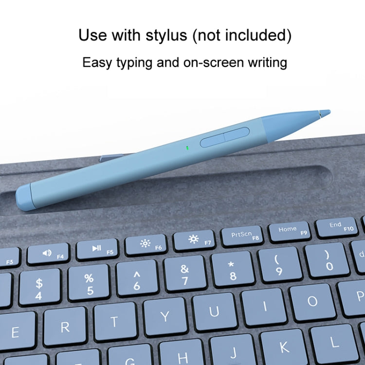 For Microsoft Surface Pro 8 / 9 / X Bluetooth Keyboard Magnetic Tablet Wireless Touch Backlit Keyboard With Pen Slot(Blue) - Others Keyboard by PMC TechLife | Online Shopping South Africa | PMC TechLife | Buy Now Pay Later Mobicred