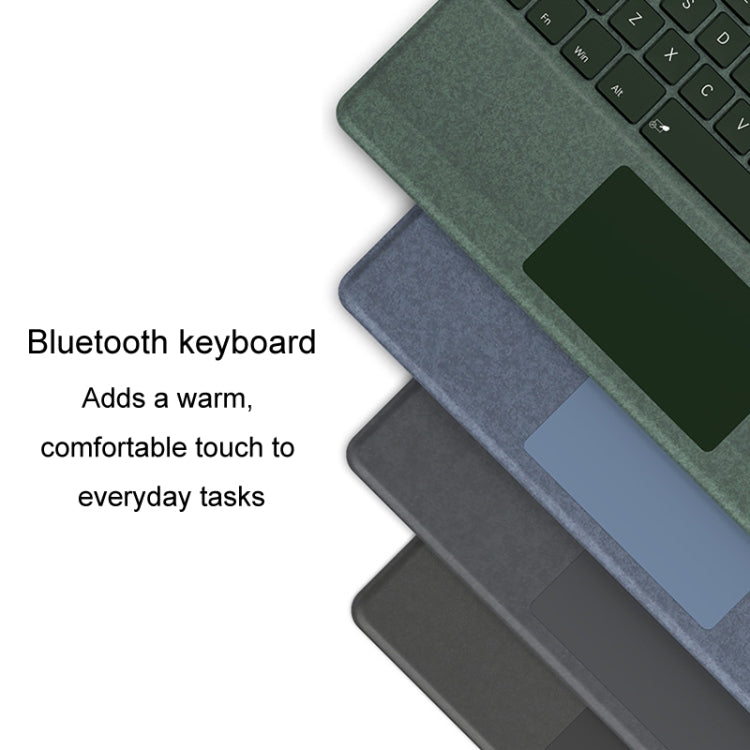 For Microsoft Surface Pro 8 / 9 / X Bluetooth Keyboard Magnetic Tablet Wireless Touch Backlit Keyboard With Pen Slot(Green) - free shipping - PMC TechLife - Order now!