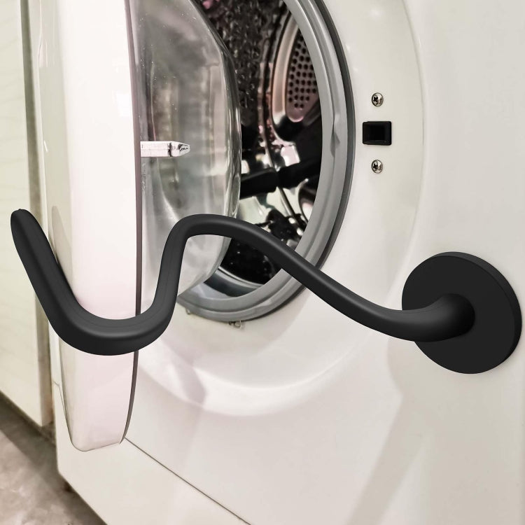 Universal Flexible Magnetic Washing Machine Door Stopper Front Load Washer Door Prop 43mm Black - free shipping - PMC TechLife - Order now!