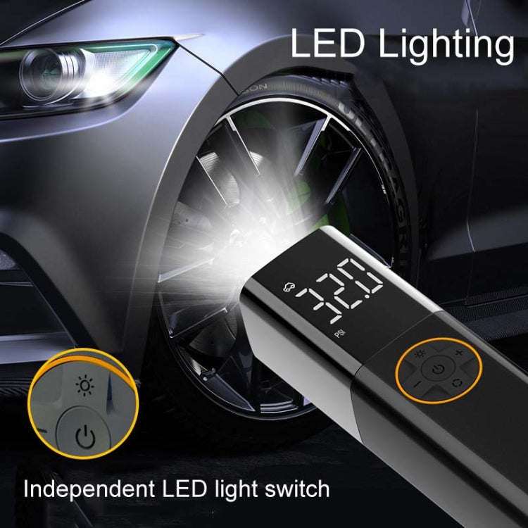 Car Portable Multifunctional Intelligent Digital Display Inflatable Pump(Black) - Inflatable Pump by PMC TechLife | Online Shopping South Africa | PMC TechLife | Buy Now Pay Later Mobicred