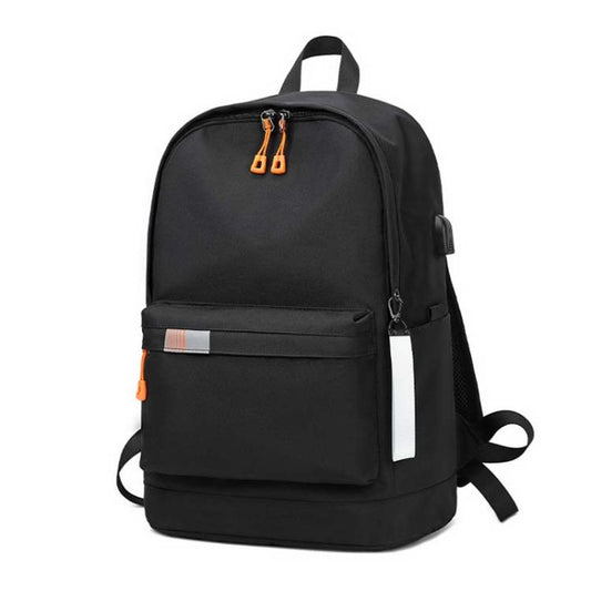 SKV B21071 Large Capacity Student School Bags Leisure Traveling Double Shoulder Laptop Backpack(Black) - Backpack by SKV | Online Shopping South Africa | PMC Jewellery | Buy Now Pay Later Mobicred