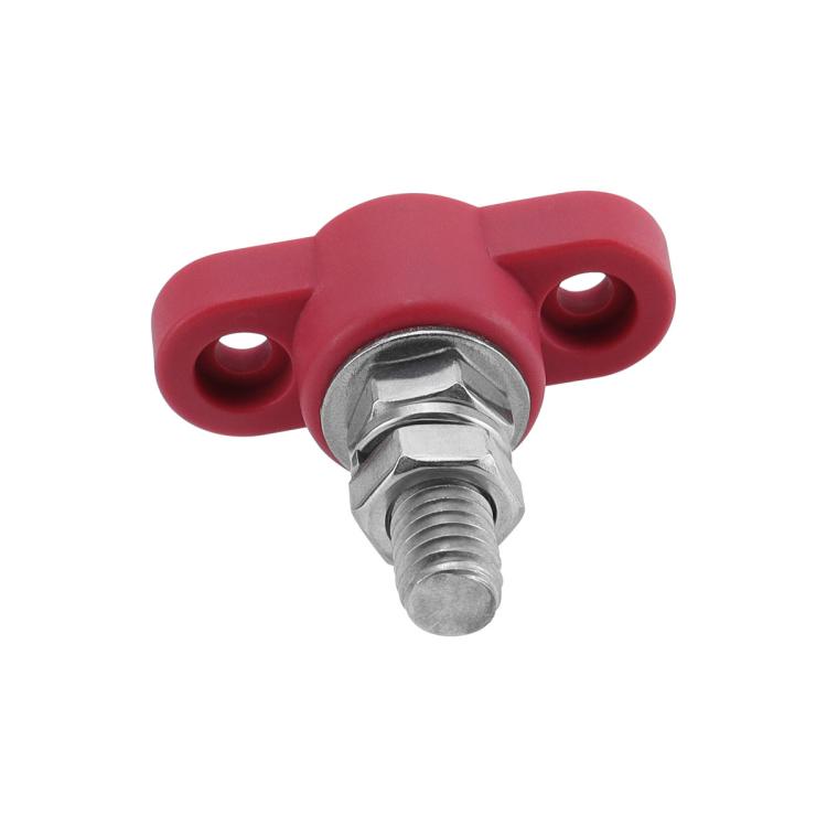 12V RV Yacht M10 Single Pole Battery Terminal, Color: Red - free shipping - PMC TechLife - Order now!