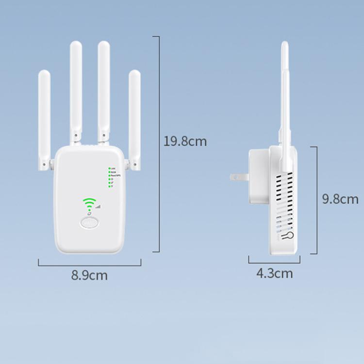 Urant U11 300Mbps 2.4G Wireless Repeater WiFi Signal Amplifier Support WPS Quick Setting UK Plug Black - Broadband Amplifiers by Urant | Online Shopping South Africa | PMC TechLife | Buy Now Pay Later Mobicred