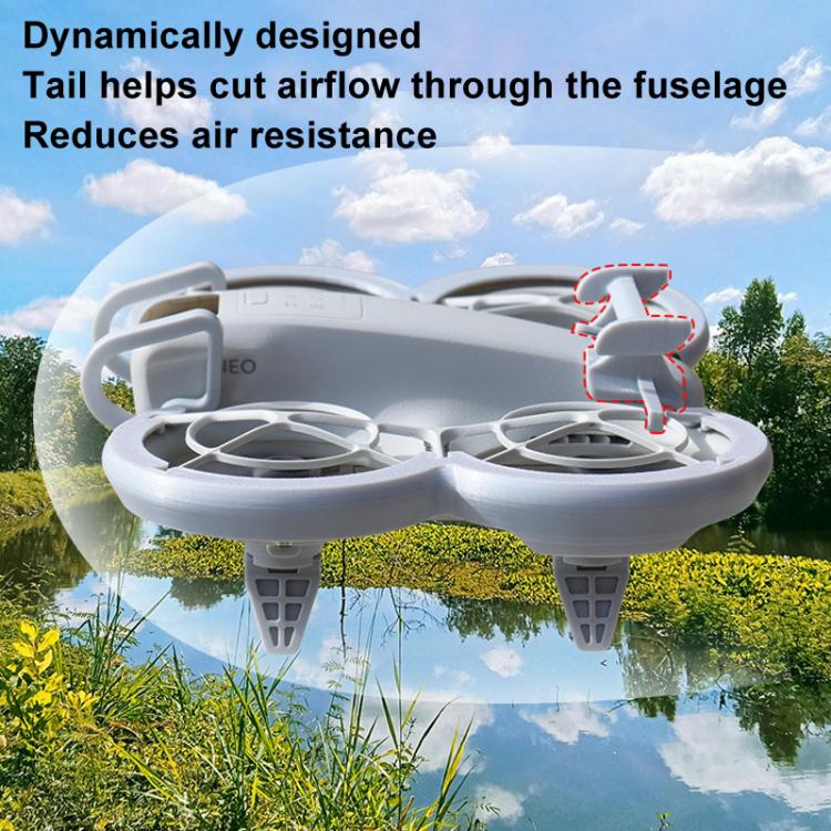 For DJI Neo CQT Flight Tail Reduce Drag Airflow Tail Fixed Bracket(Black) - free shipping - PMC TechLife - Order now!
