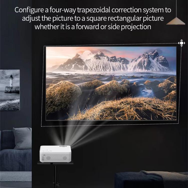 Z01 1080P 5G Bluetooth Projector Android 9.0 System Supports Mirroring Screen US Plug - LED Projector by PMC TechLife | Online Shopping South Africa | PMC TechLife | Buy Now Pay Later Mobicred