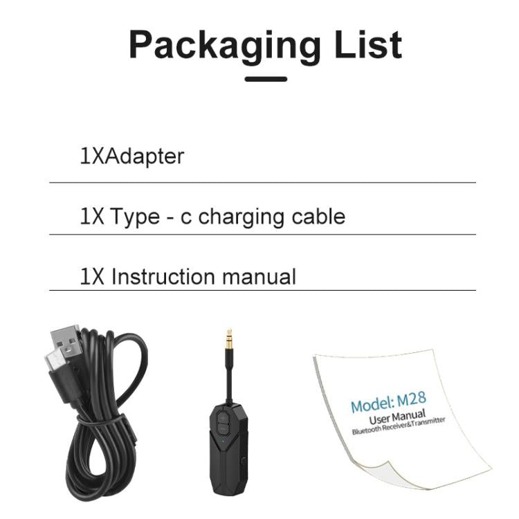 2 In 1 Aux Car Bluetooth 5.4 Audio Receiver Transmitter - free shipping - PMC TechLife - Order now!
