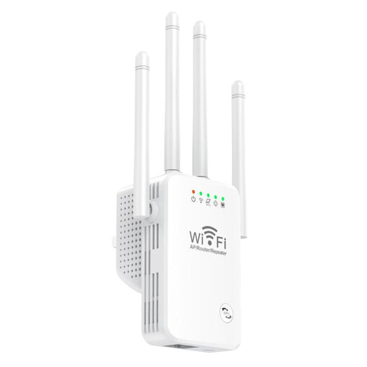 Urant U9 300Mbps 2.4G Wireless Repeater WiFi Signal Amplifier Support WPS Quick Setting EU Plug White - Broadband Amplifiers by Urant | Online Shopping South Africa | PMC Jewellery | Buy Now Pay Later Mobicred