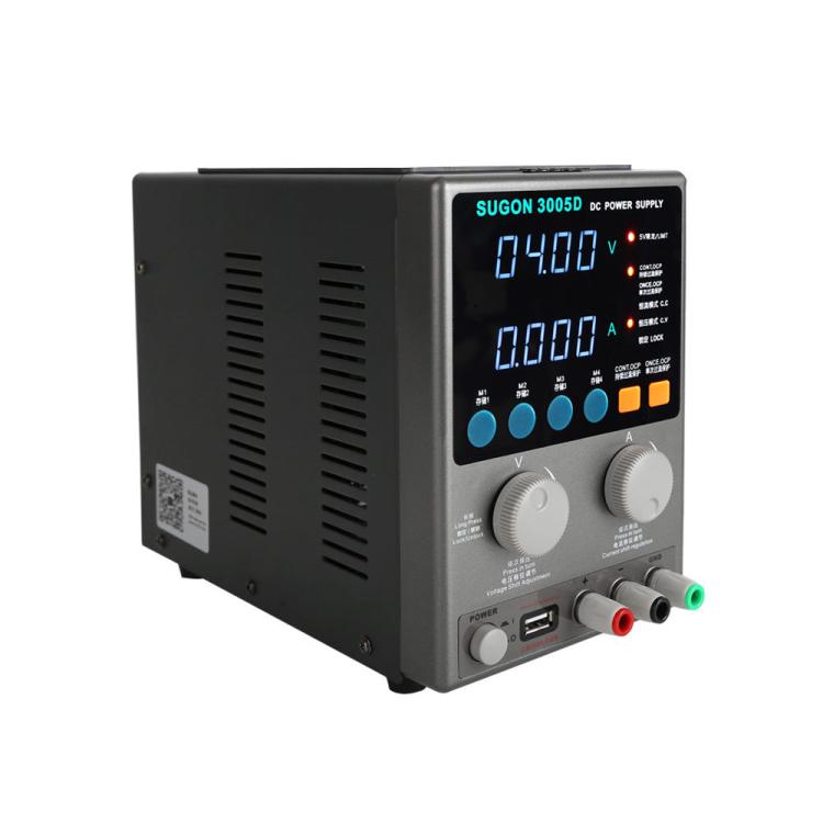 SUGON 3005D 4 Digital Display Power Supply Meter High Power Regulated Power Supply US Plug - Power Supply by SUGON | Online Shopping South Africa | PMC Jewellery | Buy Now Pay Later Mobicred