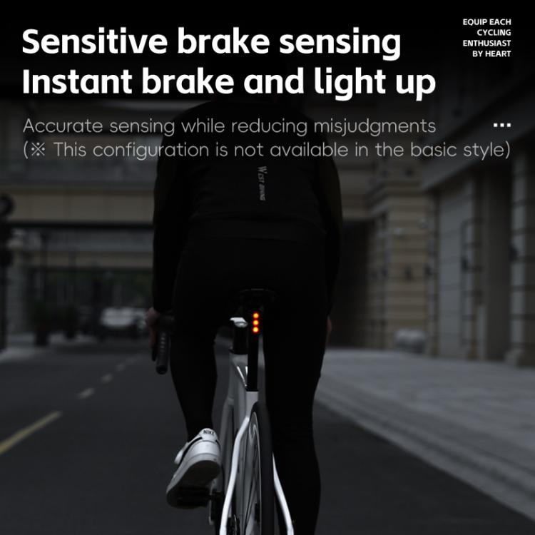 WEST BIKING Bicycle Night Riding Long Endurance Warning Brake Taillight, Style: Round Light Smart - free shipping - PMC TechLife - Order now!