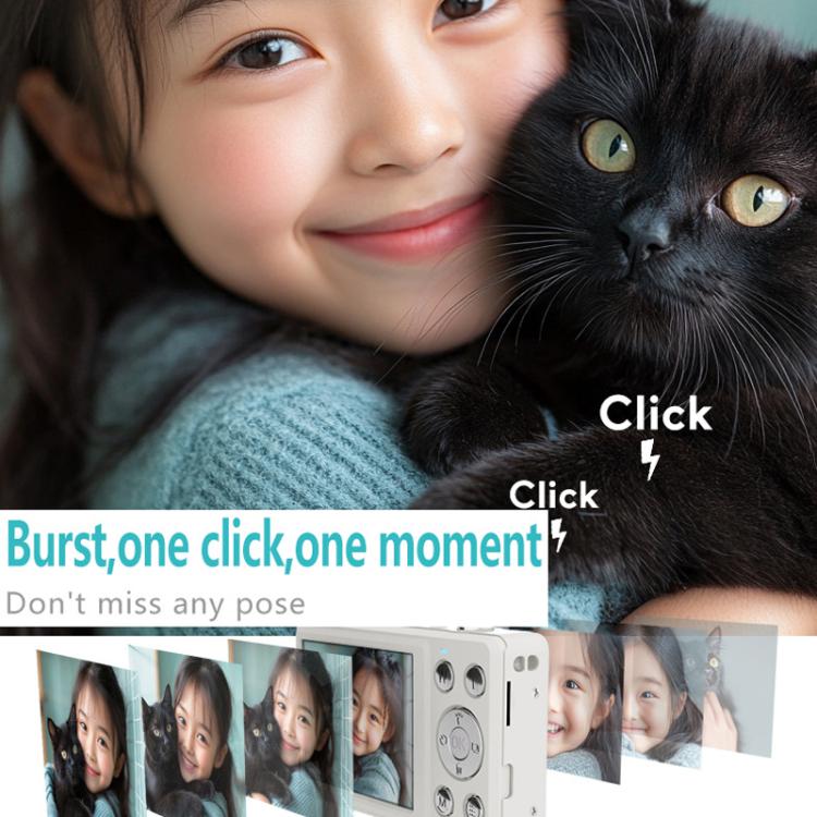 Anytek S7 4K HD Digital Camera Self-Timer Travel Camera Student Kids Card Camera(Black) - free shipping - PMC TechLife - Order now!