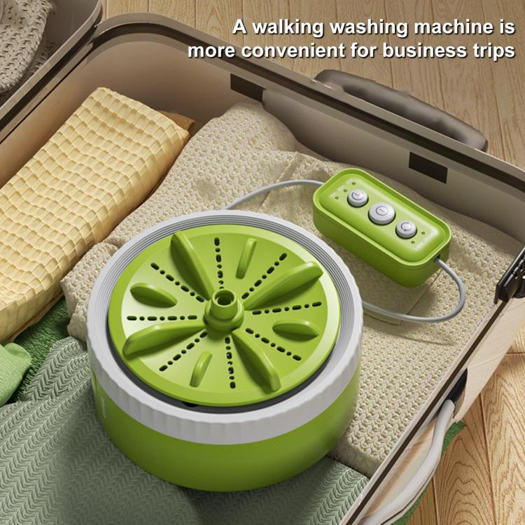 Mini Portable Underwear Socks Turbine Washing Machine, Color: Green Three-speed Timing - Washing Machines & Accessories by PMC TechLife | Online Shopping South Africa | PMC TechLife | Buy Now Pay Later Mobicred