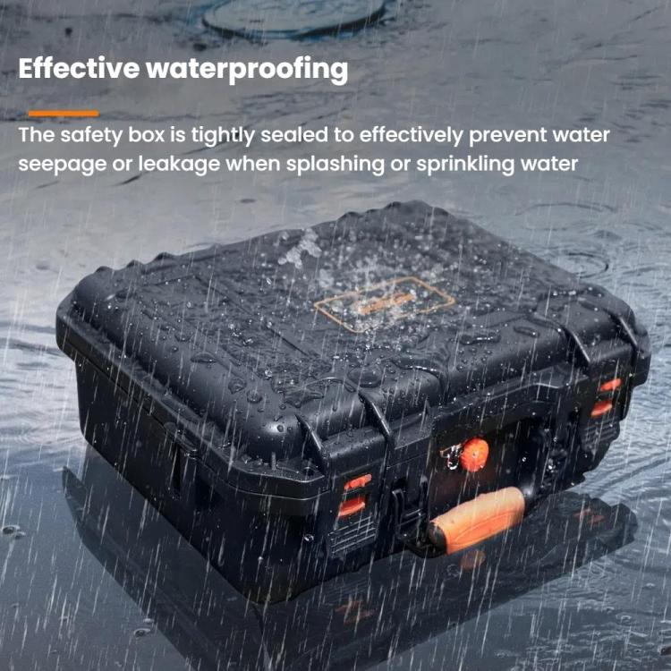 For DJI Flip Sunnylife AQX-19 Waterproof Storage Protective Suitcase Aerial Camera Smooth Flying Kit Bag(Black) - free shipping - PMC TechLife - Order now!