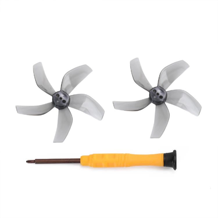 1pair For DJI Neo RCSTQ Drone 5 Blade Paddle Quick Release Replacement Blade(Gray) - DIY Propeller by RCSTQ | Online Shopping South Africa | PMc TechLife | Buy Now Pay Later Mobicred
