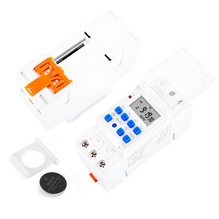 SINOTIMER TM919sA-1 110VAC 16A  1 Second Interval Programmable Digital Timer Switch 7 Days Auto ON OFF Din Rail Mounted - free shipping - PMc TechLife - Order now!