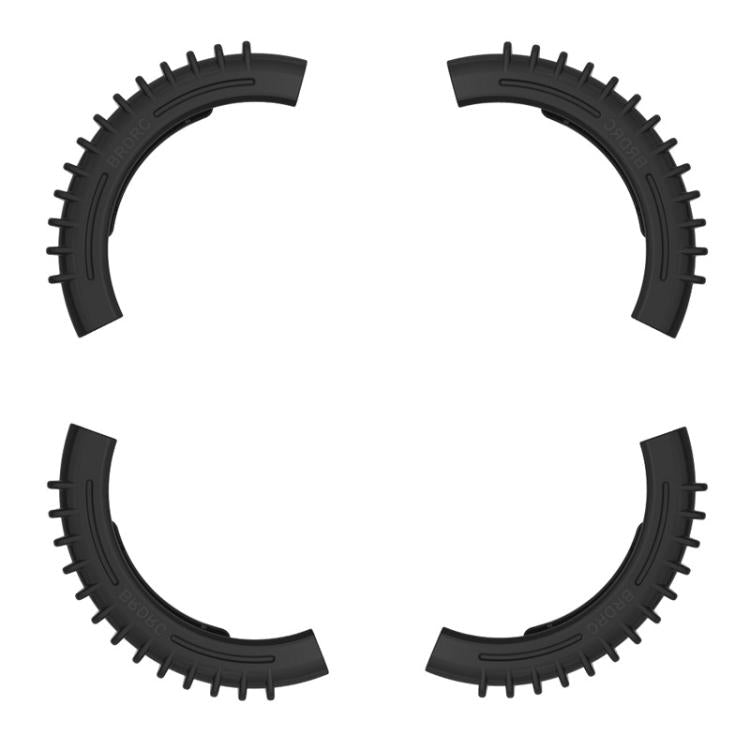 For DJI Avata 2 BRDRC 4pcs Paddle Protection Bumper Rings(Black) - free shipping - PMC TechLife - Order now!