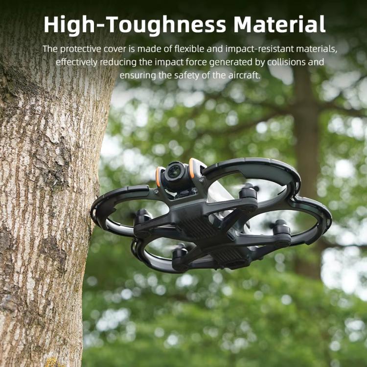 For DJI Avata 2 BRDRC Integrated Paddle Protector One-piece Bumper Ring(Orange) - free shipping - PMC TechLife - Order now!