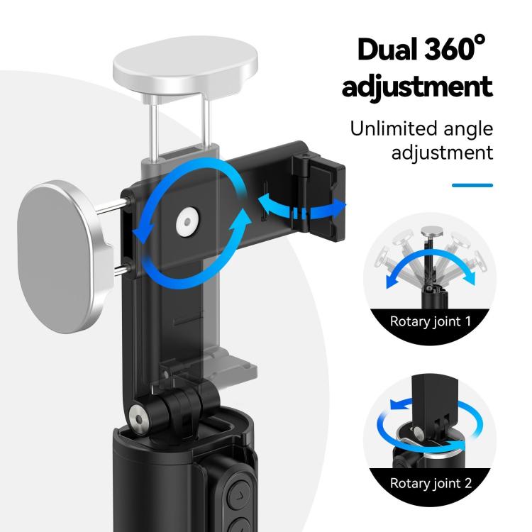 TELESIN P1-HSS-01 Clip Version 3 In 1 Cell Phone Holder Portable Desktop Fixed Bluetooth Remote Control Shooting Support Bracket - free shipping - PMc TechLife - Order now!
