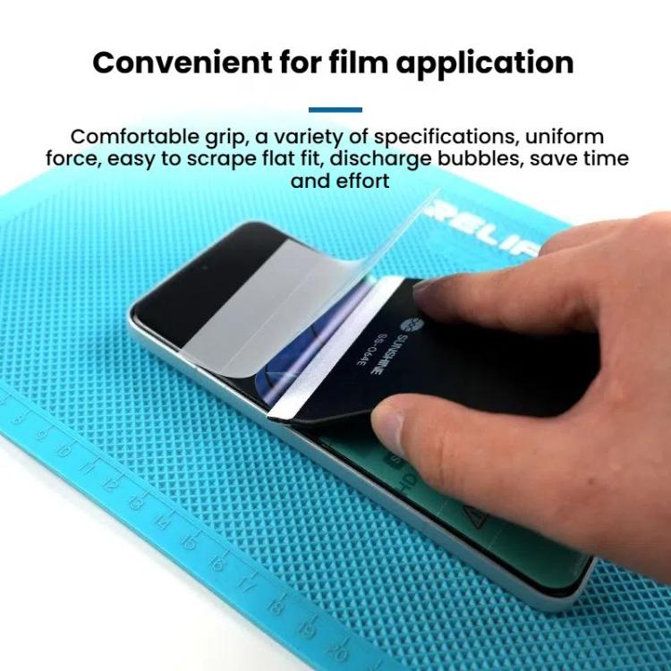 SUNSHINE SS-064E Mobile Phone Tablet PCs Protective Film Scraper Hydrogel Film Screen Scraper Card - free shipping - PMC TechLife - Order now!