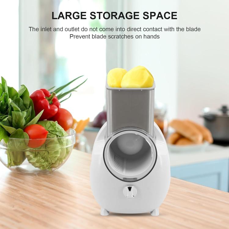 CY-661 3-in-1 Kitchen Multifunctional Roller Electric Vegetable Cutter, Spec: White US Plug - Cutter & Peeler by PMc TechLife | Online Shopping South Africa | PMc TechLife | Buy Now Pay Later Mobicred