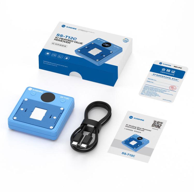SUNSHINE SS-T12C IC Chip Heating Glue Remover Mobile Phone Repair Chip Fast Heating Efficient Glue Removal Tool - free shipping - PMc TechLife - Order now!