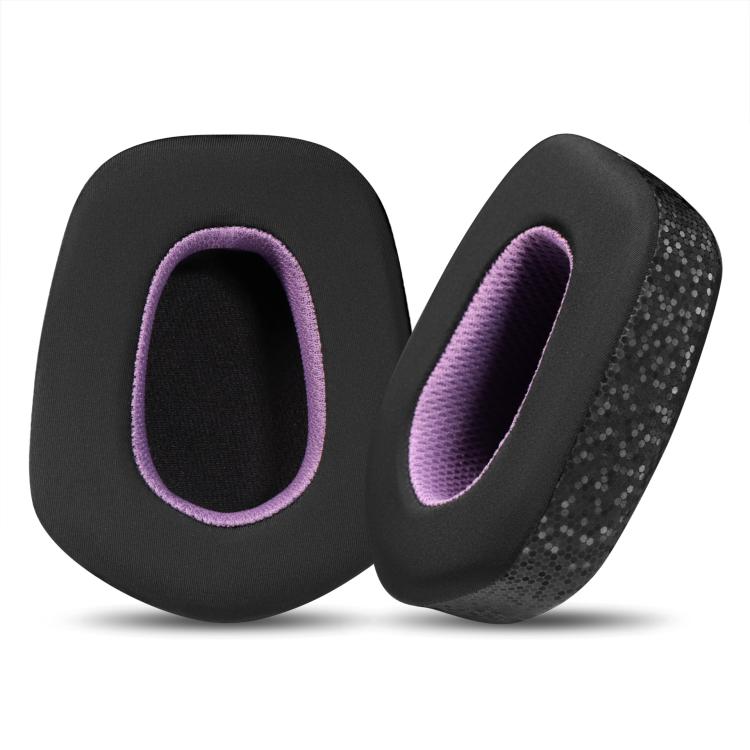 For Logitech G733 LIGHTSPEED Headset 1pair Ear Pads Sponge Soft Cushion, Color: Ice Feeling Black Purple - free shipping - PMc TechLife - Order now!