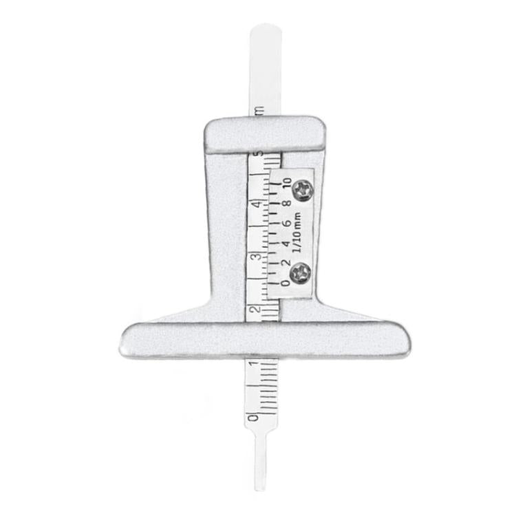 0-50mm Stainless Steel Tire Tread Depth Gauge(A1286) - Other Tools by PMc TechLife | Online Shopping South Africa | PMc TechLife | Buy Now Pay Later Mobicred