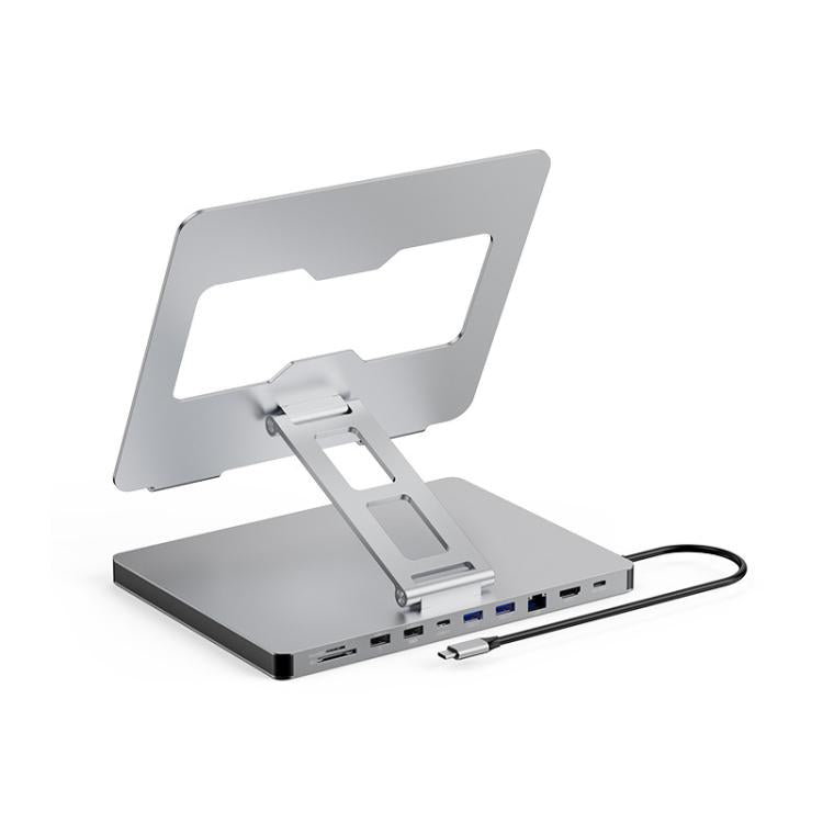 Blueendless 4K/60Hz Multifunctional Docking Station Tablet Holder, Spec: 10-in-1 Ethernet Port - free shipping - PMC TechLife - Order now!