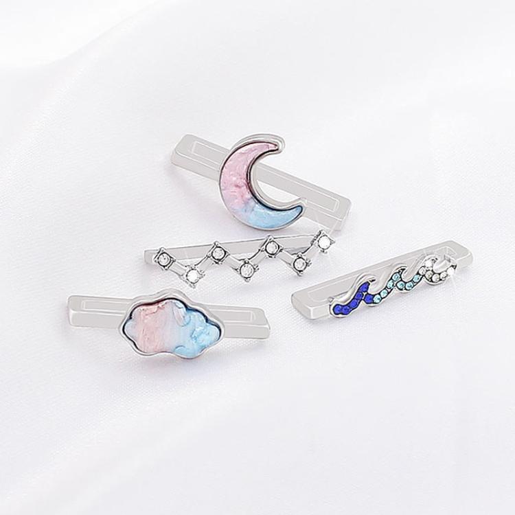 4pcs / Set 22mm Width Smart Watch Band Decorative Ring Metal Accessories, Style: 1 - Watch Decorations by PMC TechLife | Online Shopping South Africa | PMC TechLife | Buy Now Pay Later Mobicred