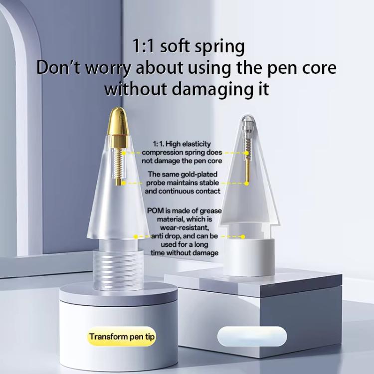 For Apple Pencil Pro / 2 / 1 Replacement Tips Stylus Nib, Spec: 2H x 2+2B x 2 - Pencil Accessories by PMc TechLife | Online Shopping South Africa | PMc TechLife | Buy Now Pay Later Mobicred