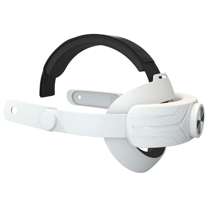 For Meta Quest 3 / 3S Adjustable Headband No Face Pressure VR Head Strap Accessories(Black White) - VR Accessories by PMc TechLife | Online Shopping South Africa | PMc TechLife | Buy Now Pay Later Mobicred