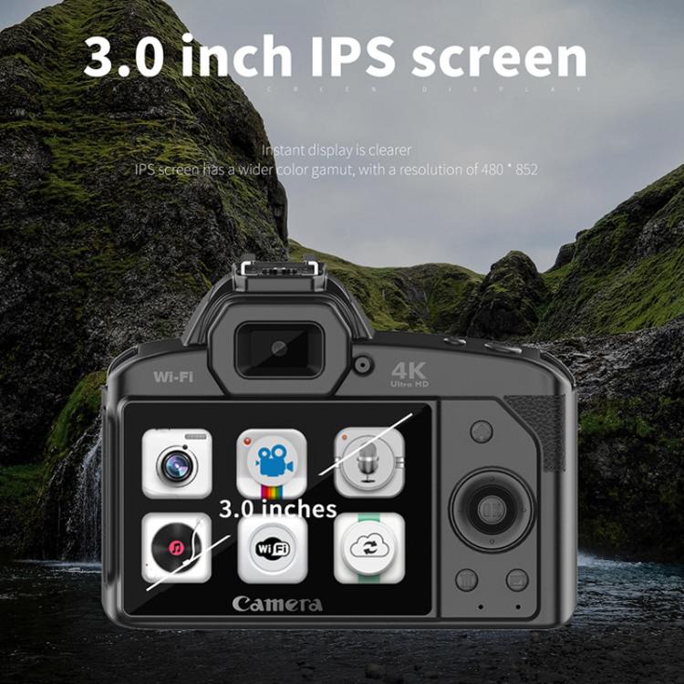 D5 HD WiFi Digital Camera 64MP Dual Camera Night Vision Photography Video DV Standard White - Video Cameras by PMc TechLife | Online Shopping South Africa | PMc TechLife | Buy Now Pay Later Mobicred