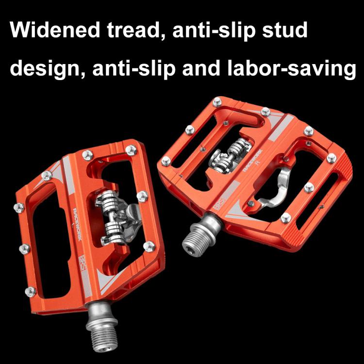 RACEWORK M215 Bicycle Lock Pedal To Flat Pedal Aluminum Alloy SPD Clipless Pedal(Black) - free shipping - PMc TechLife - Order now!