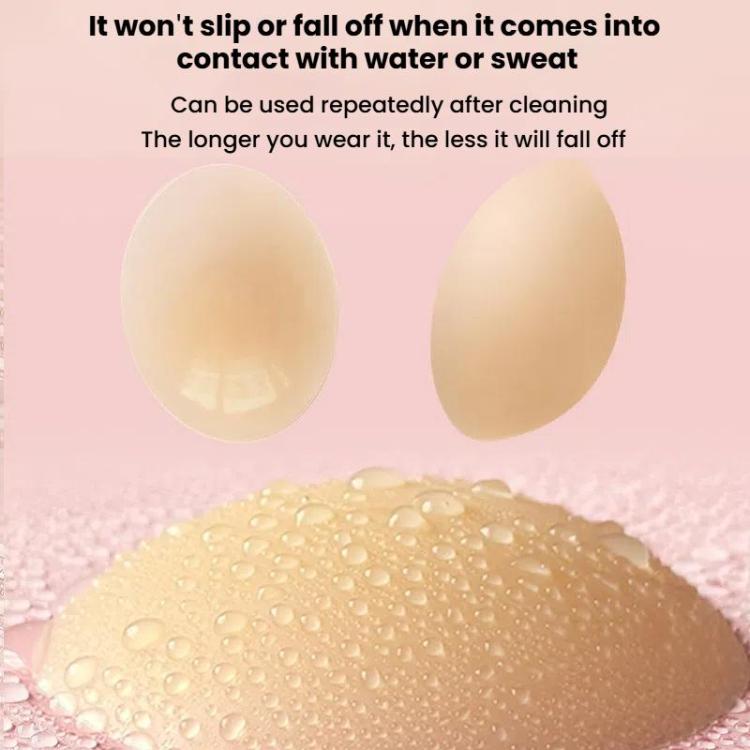 Ultra-thin Invisible Anti-bump Silicone Breast Stickers, Size: 8cm(Natural skin) - free shipping - PMc TechLife - Order now!