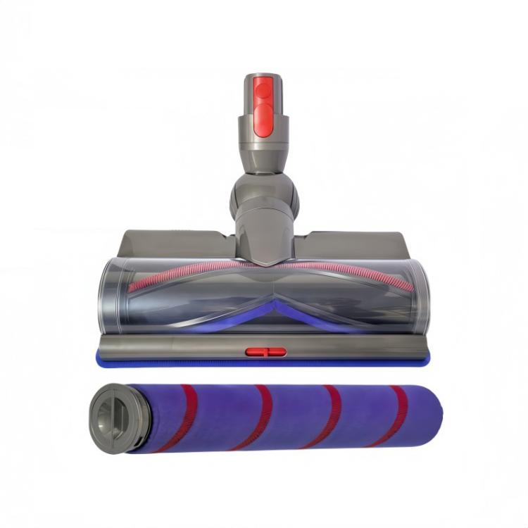 Adjustable Suction Floor Brush for Dyson V7 / V8 / V10 / V11 / V15 / G5 Vacuum Cleaners, Spec: Direct Drive Head+Soft Roller Set - free shipping - PMc TechLife - Order now!