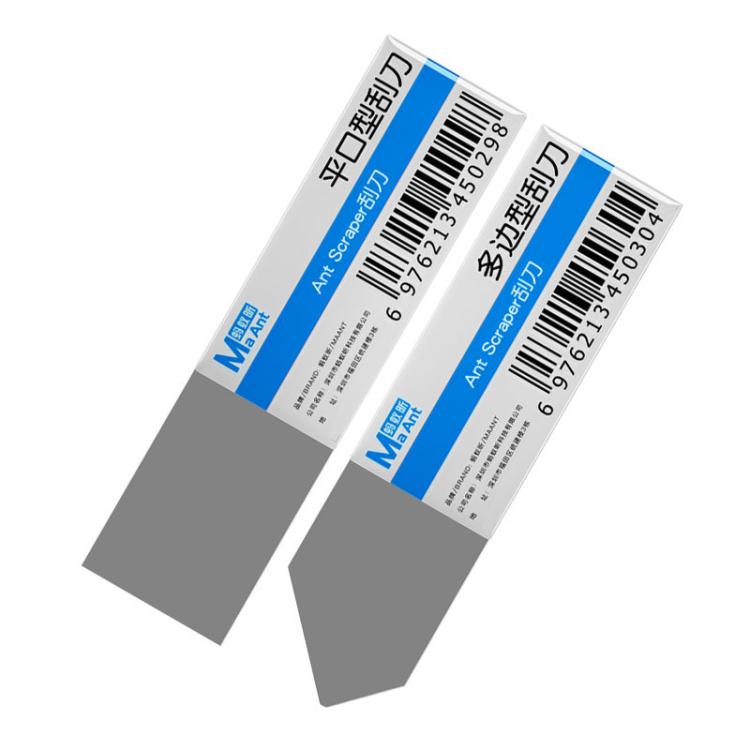 MaAnt Flat Solder Paste Scraper Tin Paste Remover Blade Stainless Steel Scraper Tin Removal Tool - free shipping - PMC TechLife - Order now!