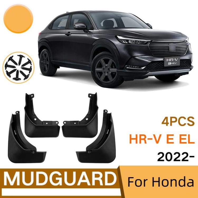 For 2022 Honda HR-V E EL Car Tire Soft Mudguard(Black) - Wheels Tires & Parts by PMc TechLife | Online Shopping South Africa | PMc TechLife | Buy Now Pay Later Mobicred