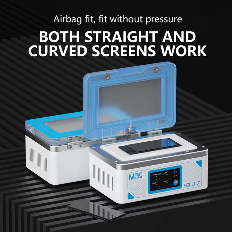 MaAnt SU7 Cell Phone Repair Curved Screen Pressing Machine Flat Panel LCD Screen Vacuum Laminating Machine, EU Plug - free shipping - PMC TechLife - Order now!