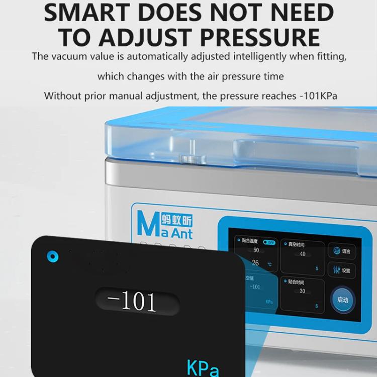 MaAnt SU7 Cell Phone Repair Curved Screen Pressing Machine Flat Panel LCD Screen Vacuum Laminating Machine, EU Plug - free shipping - PMC TechLife - Order now!