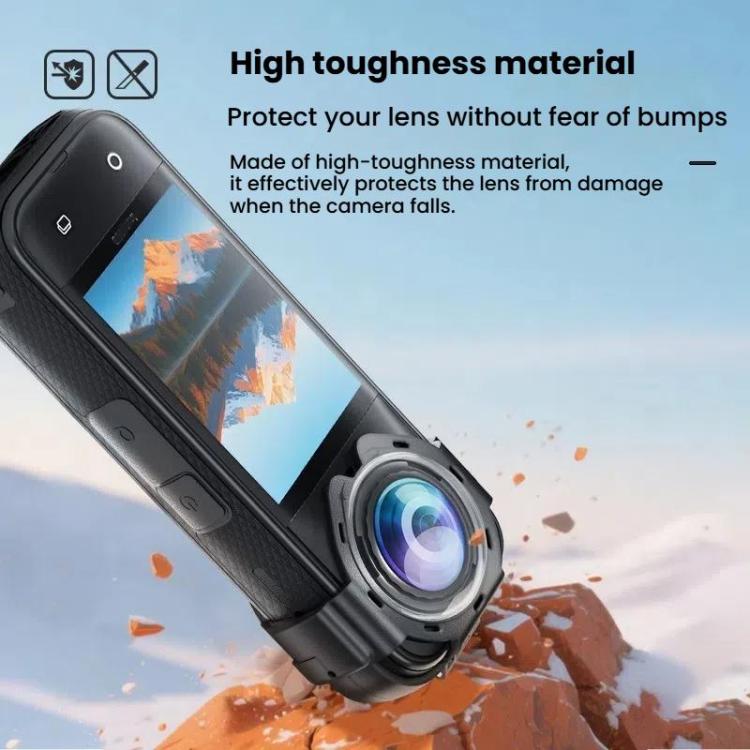 For Insta360 X5 Anti-Fog Snap-On Lens Protector Durable Glass Cover - free shipping - PMC TechLife - Order now!