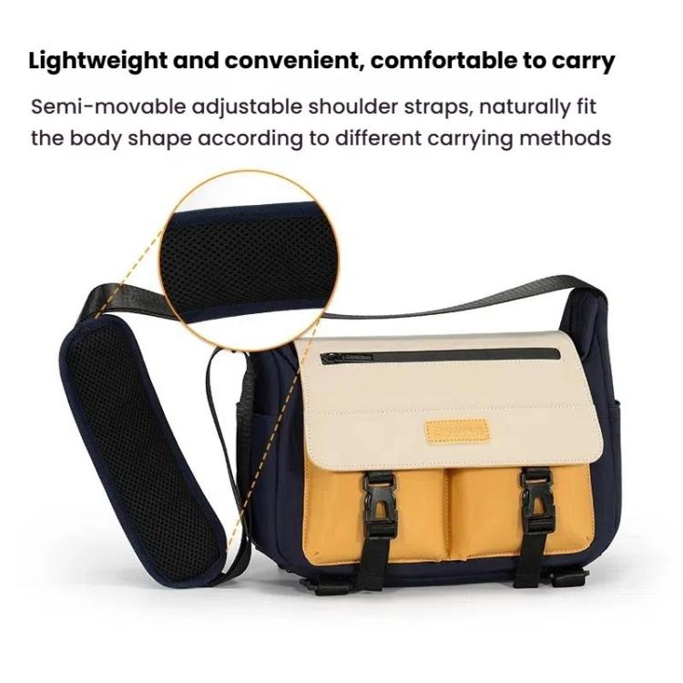 Cwatcun D191 Medium Shoulder Camera Bag Waterproof Crossbody Microsingle DSLR Camera Messenger Bag - free shipping - PMC TechLife - Order now!
